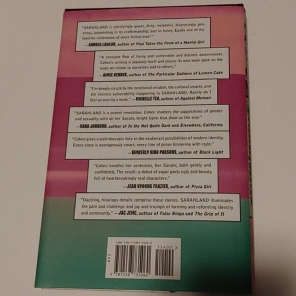 3/$13 Sarahland by Sam Cohen adult book 2021 - Picture 8 of 8